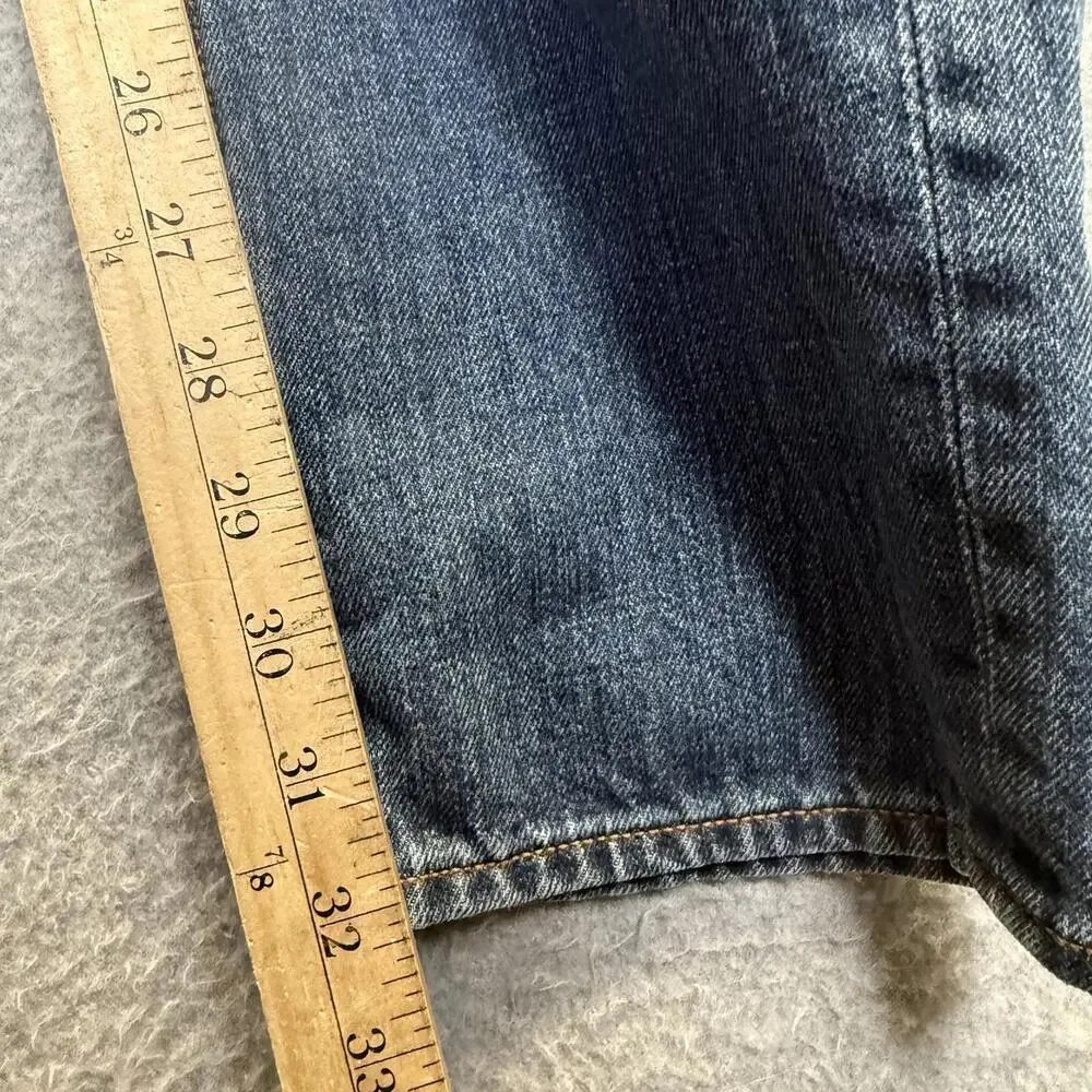 J. Crew The Sutton Men's Size 29x32 Medium Wash Blue Cotton Ankle Jeans